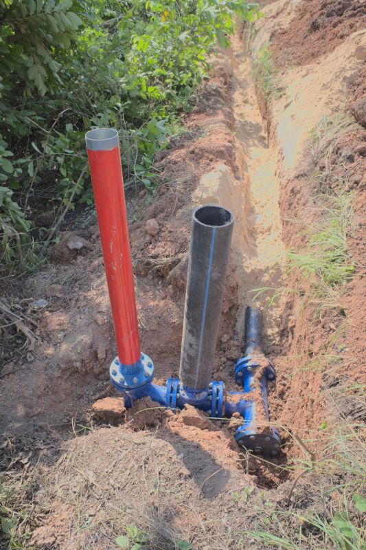 Broken Pipe Repair detail